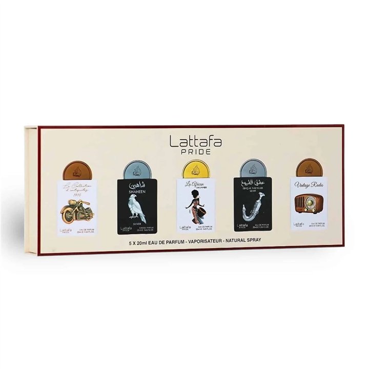 Set Lattafa Pride Collection N5 Edp 5 X 20ml - unisex - Teknashop Ltd