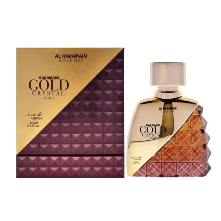 Al Haramain Gold Crystal Oudh Extracto De Perfume 100ml - unisex - Teknashop Ltd