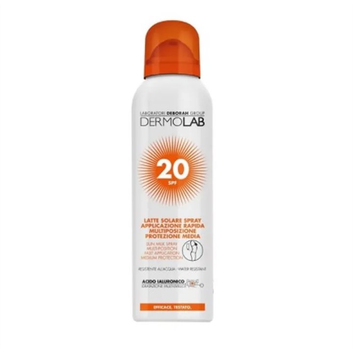 Dermolab Sun Milk Spray Spf20 150ml - unisex - Teknashop Ltd