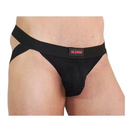 BURN - 003 JOCK SHINY BLACK S - D-241637 - Teknashop Ltd
