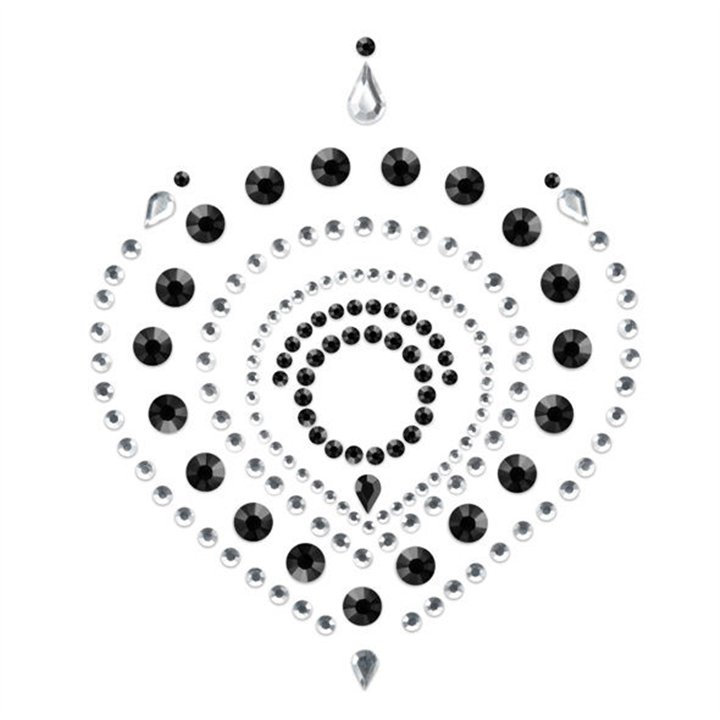 BIJOUX INDISCRETS - FLAMBOYANT BLACK&amp;SILVER - D55-22137 - Teknashop Ltd
