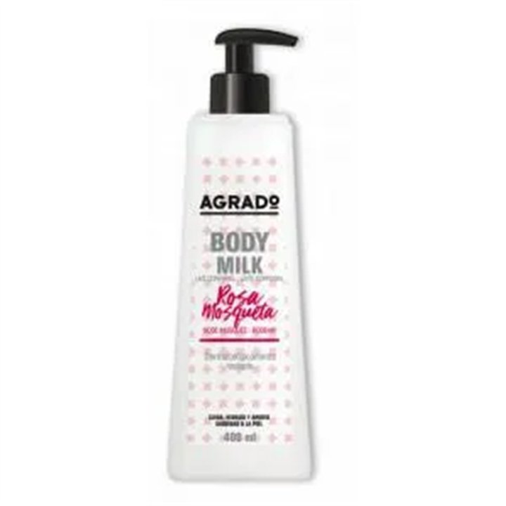 Agrado Body Milk Rosa Mosqueta 400ml - unisex - Teknashop Ltd