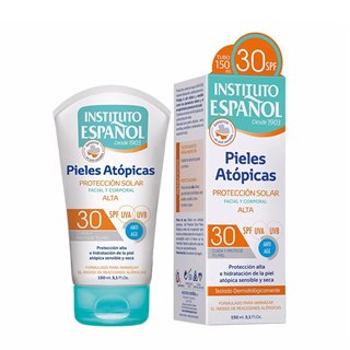 Instituto Español Piel Atópica Protección Solar Facial y Corporal Spf30 150ml - unisex - Teknashop Ltd