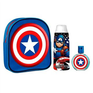 Captain America Eau De Toilette Spray 50ml Set 3 Pieces - unisex - Teknashop Ltd