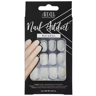 Ardell Nail Addict Natural Squared False Nails - unisex - Teknashop Ltd