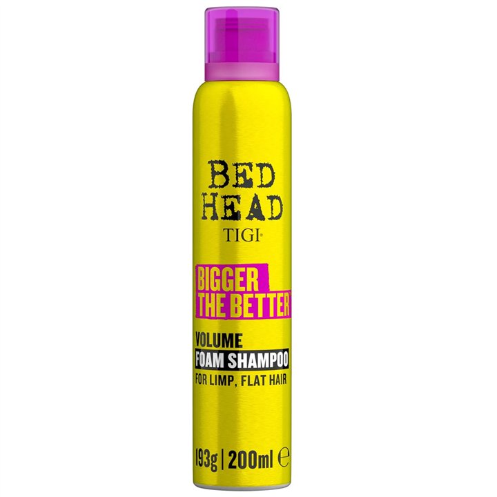 Tigi Bed Head Bigger The Better Volume Foam Shampoo 200ml - unisex - Teknashop Ltd