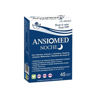 Ansiomed Night 45 Capsules - unisex - Teknashop Ltd