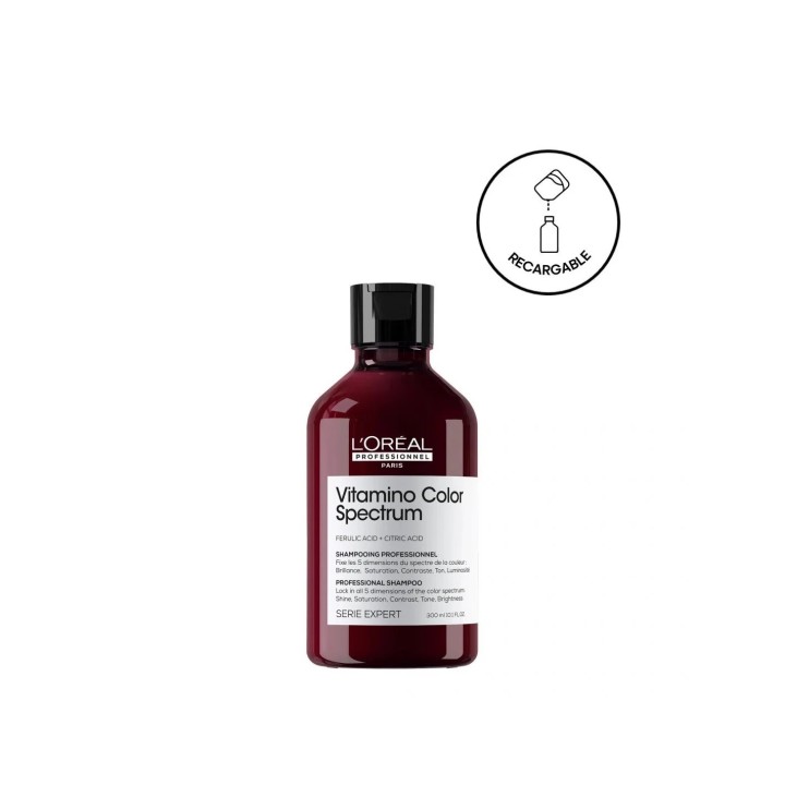 L'oreal Professionnel Vitamino Color Spectrum Champú Sin Sulfatos, Para Cabello Teñido, Fija El Color 300ml - unisex - Teknashop