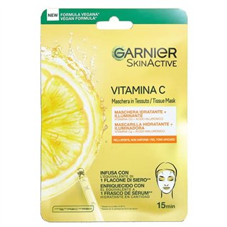 Garnier SkinActive Vitamina C Moisturising and Illuminating Mask 1 Unit - unisex - Teknashop Ltd