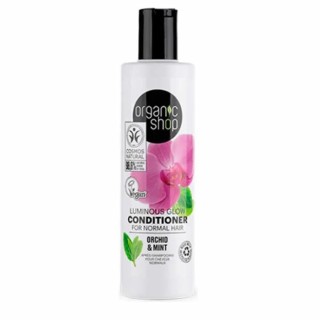 Organic Shop Luminous Glow Conditioner Orchid & Mint Normal Hair 280ml - unisex - Teknashop Ltd
