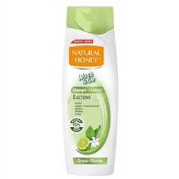 Natural Honey Wash y Go Champú Graso 400ml - unisex - Teknashop Ltd