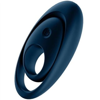 SATISFYER - GLORIOUS DUO RING VIBRATOR BLUE - D-230698 - Teknashop Ltd