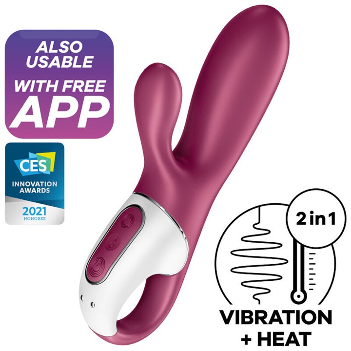 SATISFYER - HOT BUNNY GSPOT VIBRATOR - D-231310 - Teknashop Ltd
