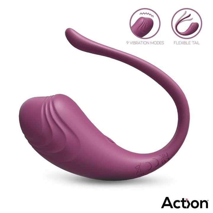 Luvia Vibrating Purple Egg w/Remote Cl.120 - AC-352 - Teknashop Ltd