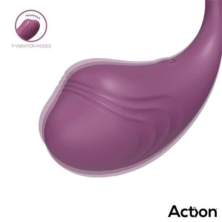 Luvia Vibrating Purple Egg w/Remote Cl.120 - AC-352 - Teknashop Ltd