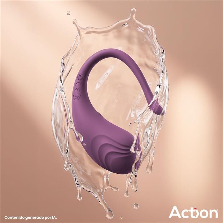 Luvia Vibrating Purple Egg w/Remote Cl.120 - AC-352 - Teknashop Ltd