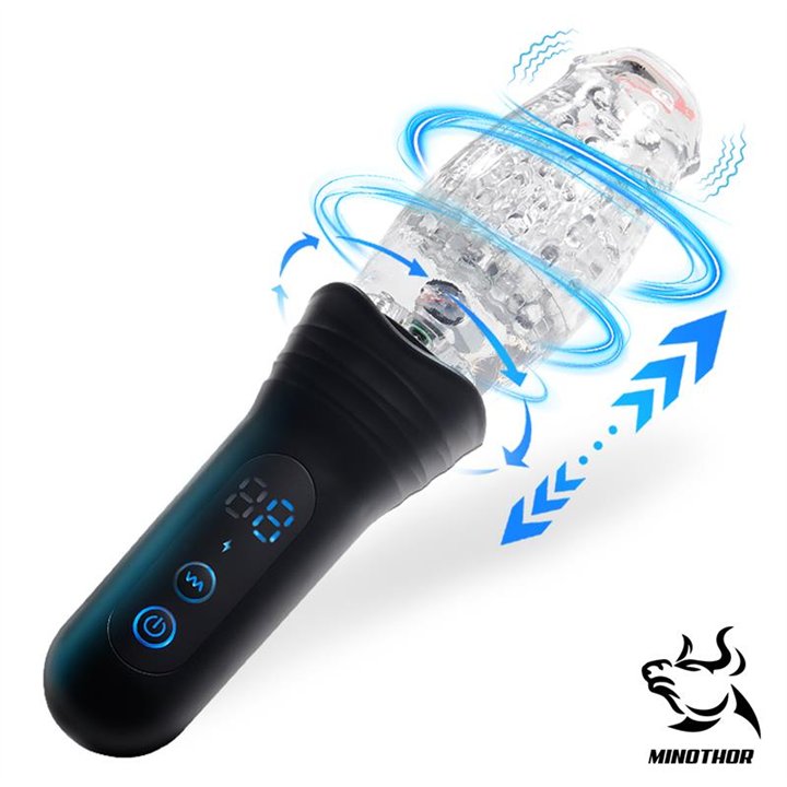 Subaz Male Masturbator with Thrusting and Rotating 360º - TO-265 - Teknashop Ltd