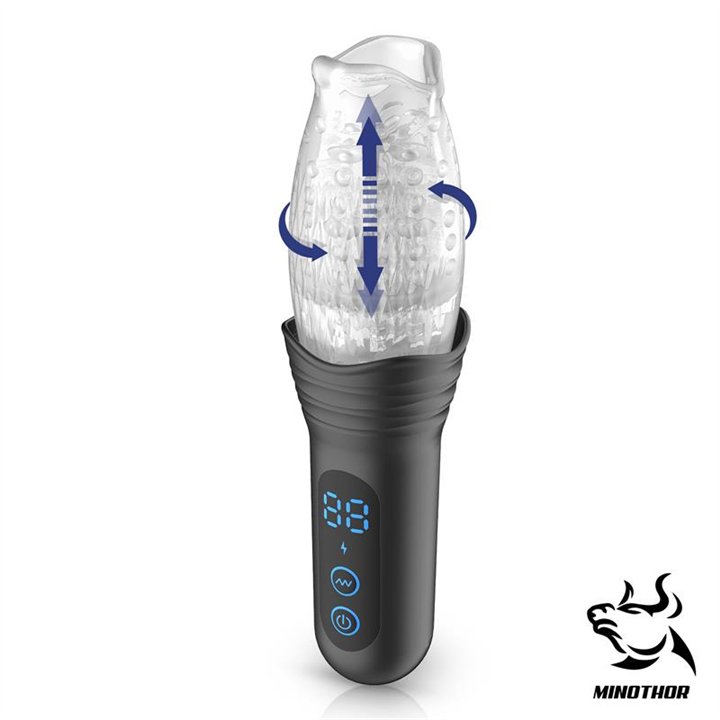 Subaz Male Masturbator with Thrusting and Rotating 360º - TO-265 - Teknashop Ltd