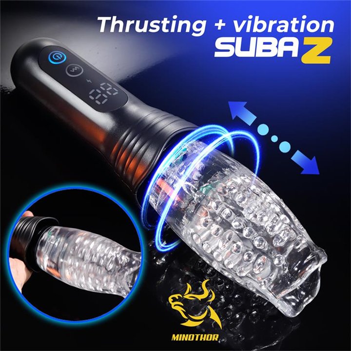 Subaz Male Masturbator with Thrusting and Rotating 360º - TO-265 - Teknashop Ltd