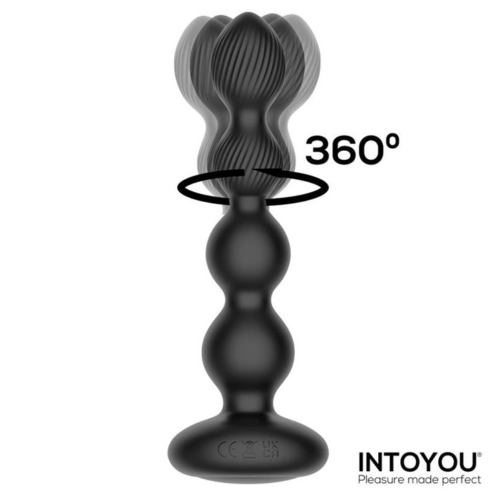 Mouve Butt Plug with Waving and Vibratiion with Remote Control 2 Motors - U-264 - Teknashop Ltd
