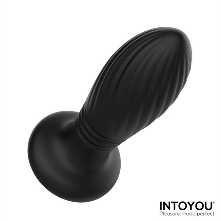 Tainy Thrusting Led Lighted Anal Plug with Remote Control - U-263 - Teknashop Ltd