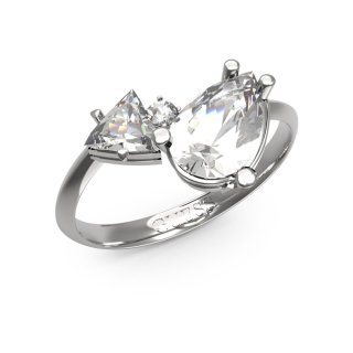 Guess Ladies Ring JUBR04418JWRH50 - JUBR04418JWRH50 - Teknashop Ltd