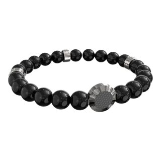 Guess Mens Bracelet JUMB04049JWSTBKTU - JUMB04049JWSTBKTU - Teknashop Ltd