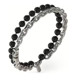 Guess Mens Bracelet JUMB04051JWSTBKS - JUMB04051JWSTBKS - Teknashop Ltd