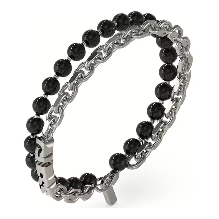 Guess Mens Bracelet JUMB04051JWSTBKS - JUMB04051JWSTBKS - Teknashop Ltd