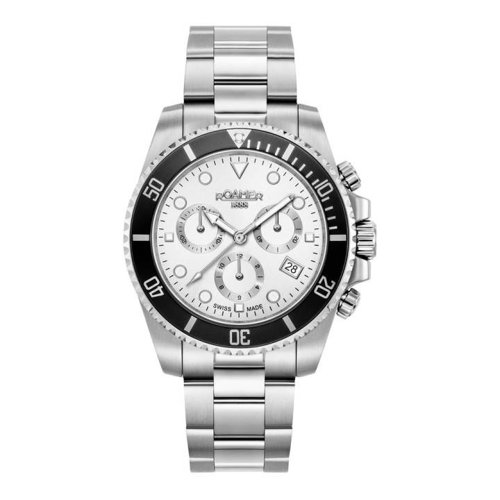 Roamer Deep Sea 100 851837411520 Men's Watch Chronograph - 851837411520 - Teknashop Ltd