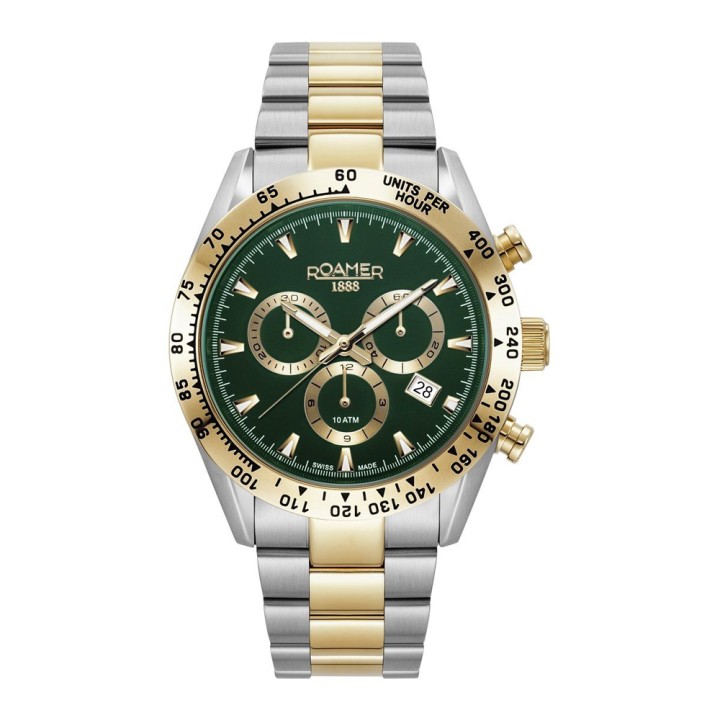 Roamer Monza 100 850837477520 Men's Watch Chronograph - 850837477520 - Teknashop Ltd