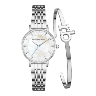 Roccobarocco RB.4659L-01M Ladies Watch and Bangle Set - RB.4659L-01M - Teknashop Ltd