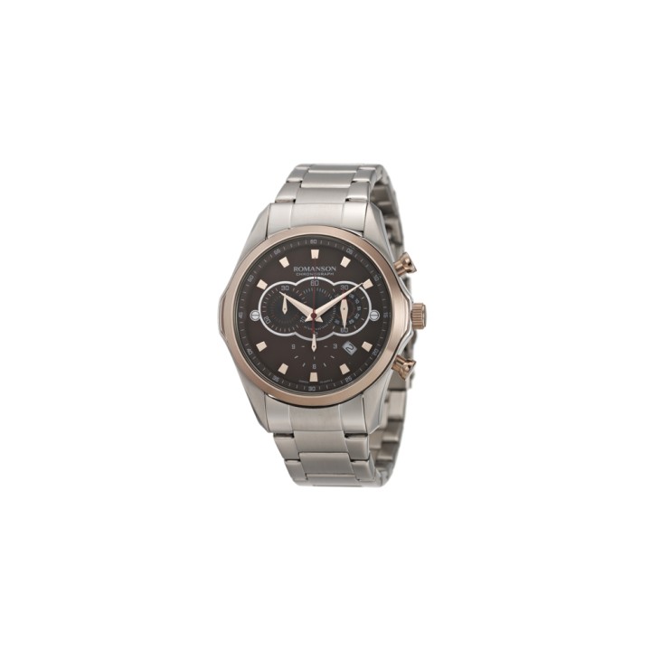 Romanson Sports TM3207HM1JAB6R Men's Watch Chronograph - TM3207HM1JAB6R - Teknashop Ltd