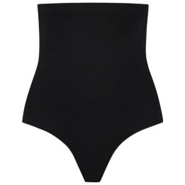 BYE-BRA - SOFT TOUCH SEAMLESS HIGH WAIST THONG BLACK SIZE XL - D-245500 - Teknashop Ltd