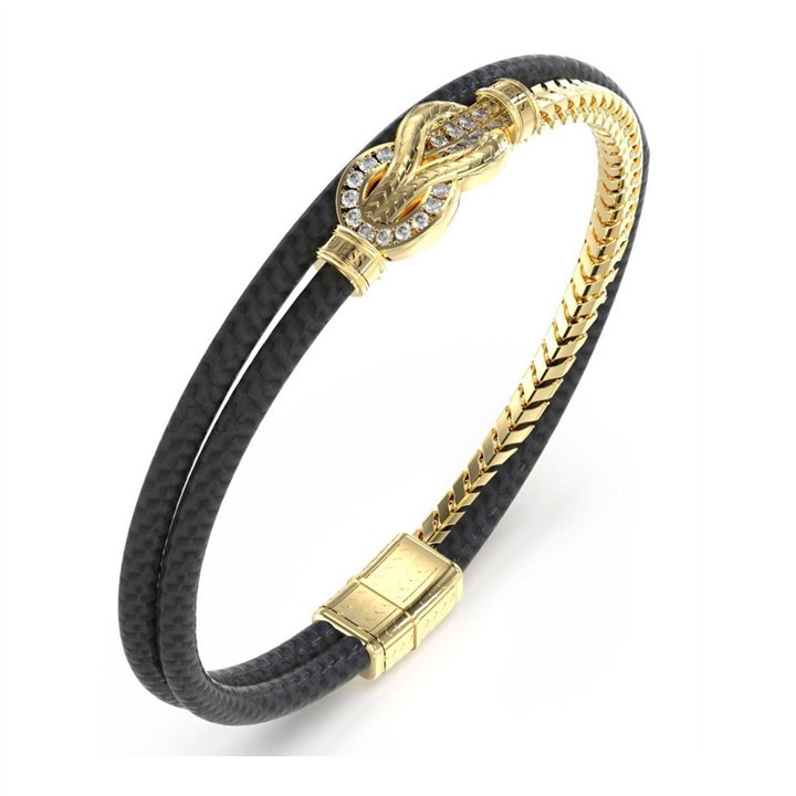 Guess Mens Bracelet JUMB05029JWYGBKS - JUMB05029JWYGBKS - Teknashop Ltd