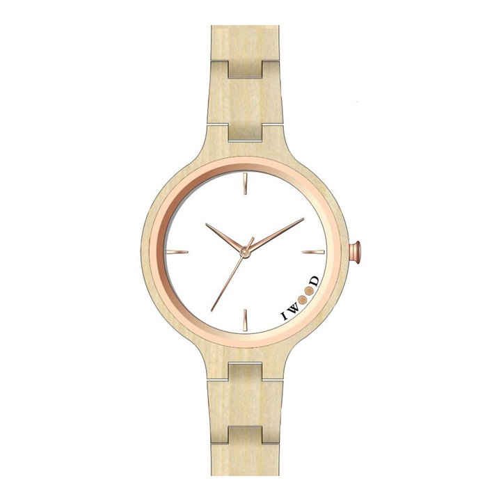 Iwood Real Wood Ladies Watch IW18442001 - IW18442001 - Teknashop Ltd