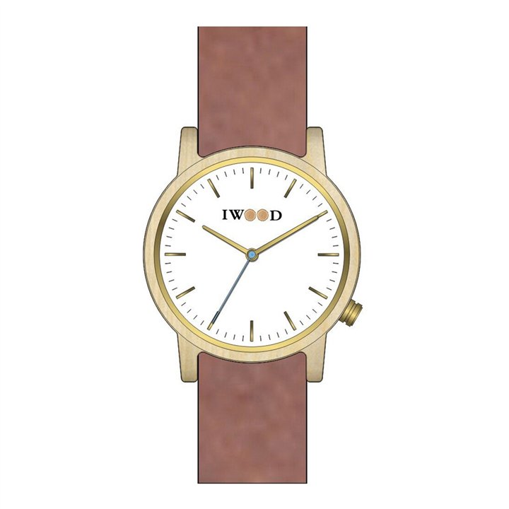Iwood Real Wood Men's Watch IW18444002 - IW18444002 - Teknashop Ltd