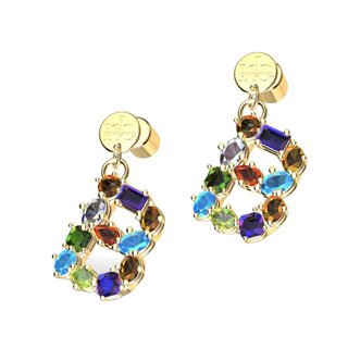 Roccobarocco Ladies Earrings RBJ0034GP - RBJ0034GP - Teknashop Ltd