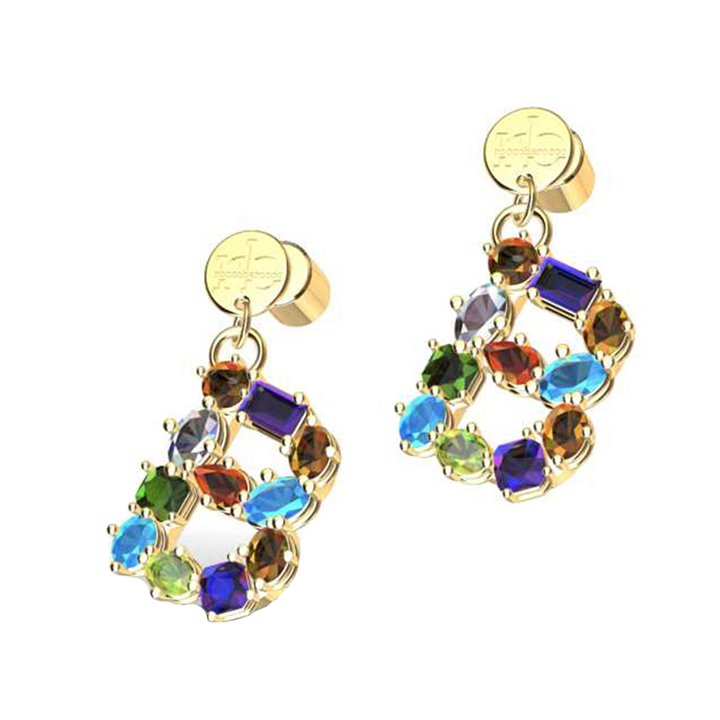 Roccobarocco Ladies Earrings RBJ0034GP - RBJ0034GP - Teknashop Ltd