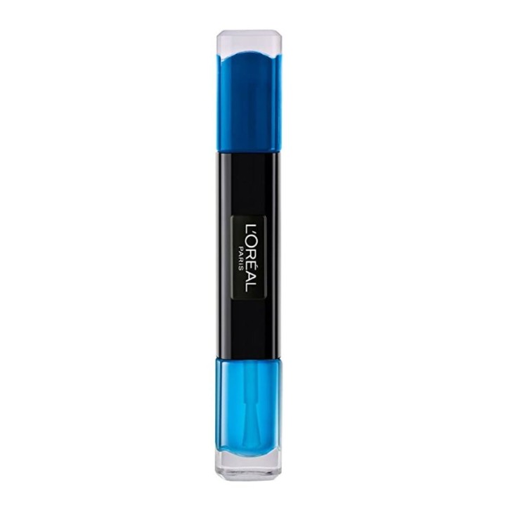 L'Oreal Paris, Infallible, Nail Polish 2-In-1, 133, Blue Pallet, 2 x, 5 ml - Teknashop Ltd