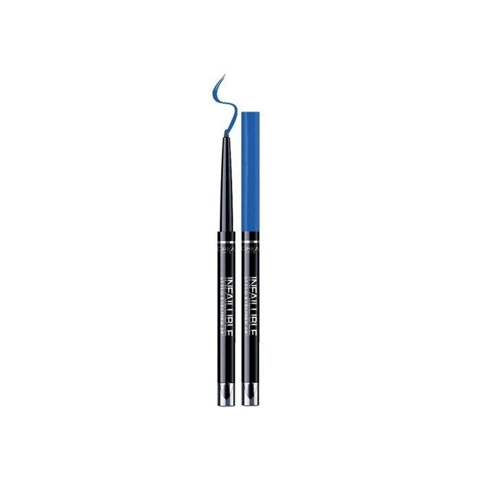 L'Oreal Paris, Infaillible 24H , Waterproof, Contour, Gel Pencil Eyeliner, 316, Indefinite Blue, 10 g - Teknashop Ltd