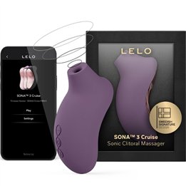 LELO - SONA 3 CRUISE SONIC CLITORAL MASSAGER PLUM - D-245062 - Teknashop Ltd