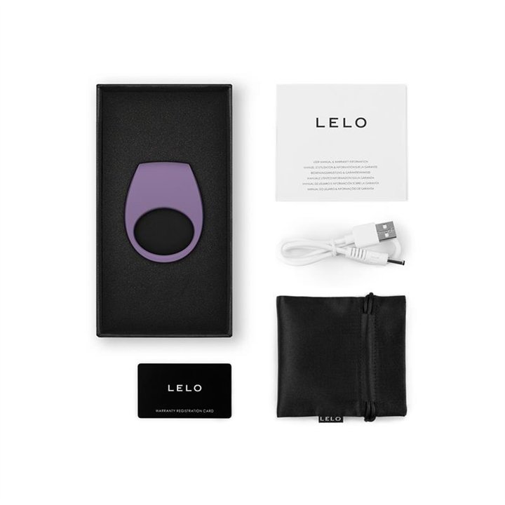Tor 3 Couple Ring with Lelo APP Violet Dusk - L-8946 - Teknashop Ltd