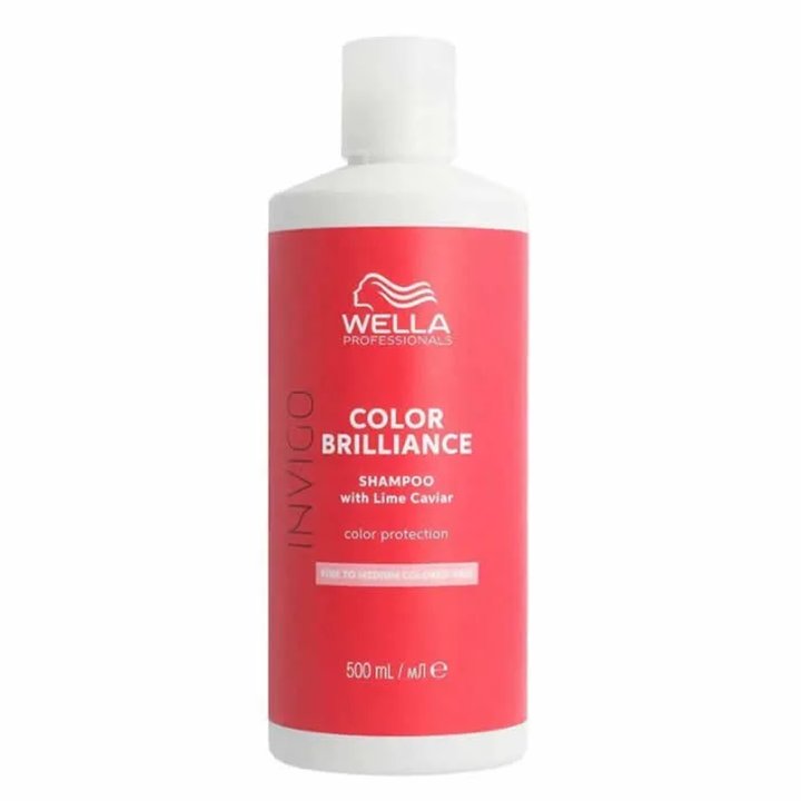 Wella Invigo Color Brilliance Shampoo Fine To Medium Colored Hair 500ml - unisex - Teknashop Ltd