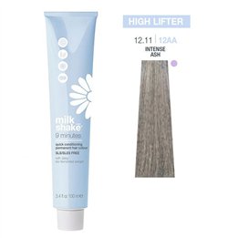 Milk Shake, 9 Minutes, SLS/SLES-Free, Permanent Hair Dye, 12.1112AA Intense Ash, 100 ml - Teknashop Ltd