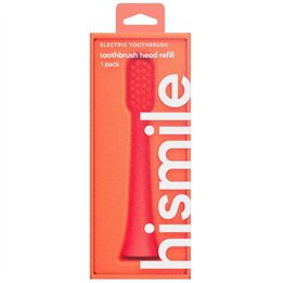Hismile, Hismile, Replacement Brush Head, Red - Teknashop Ltd