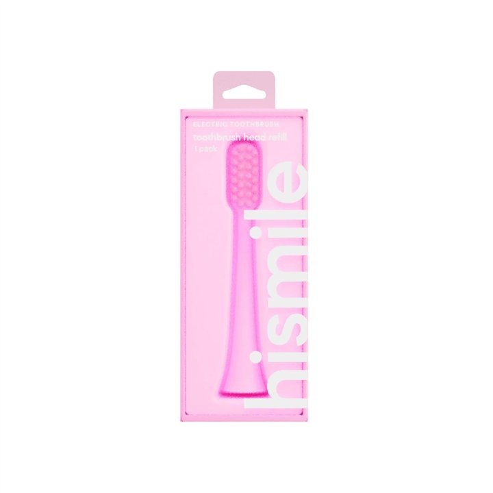 Hismile, Hismile, Replacement Brush Head, Pink - Teknashop Ltd