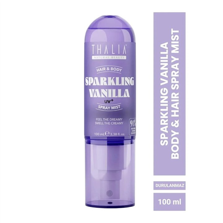 Thalia Natural Beauty, Sparkling Vanilla UV+, Scented Spray, For Women, 100 ml - Teknashop Ltd