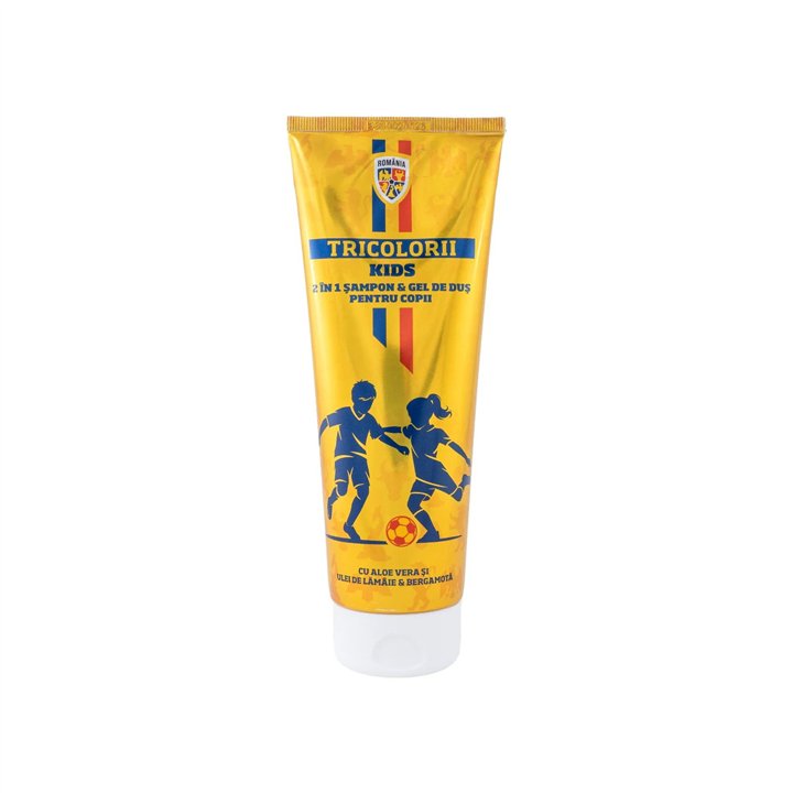 Tricolorii, Tricolorii Kids, Shower Gel & Shampoo 2-In-1, Bergamot, 250 ml - Teknashop Ltd