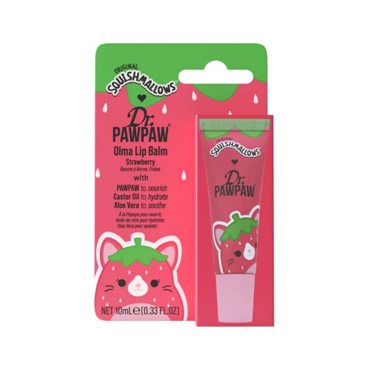 Dr. PawPaw, Olma Strawberry, Aloe Vera, Hydrating, Lip Balm, 10 ml - Teknashop Ltd